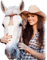 woman with horse bp