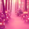 Pink Fantasy Forest - bezmaksas png animēts GIF
