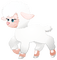 Kaz_Creations Easter Deco Cute Lamb - zadarmo png animovaný GIF