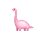 pink dinosaurs - Nemokamas animacinis gif animuotas GIF