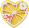 lemon heart glitter - Безплатен анимиран GIF анимиран GIF