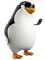penguin with sunglasses - бесплатно png анимированный гифка