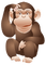 Kaz_Creations Animals Cute Monkey - darmowe png animowany gif