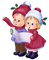 christmas childrens singing - png gratis GIF animasi