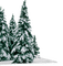 winter trees snow - zadarmo png animovaný GIF