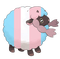 Trans Pride Wooloo - Free PNG Animated GIF