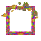 Small Rainbow Frame - Ingyenes animált GIF animált GIF