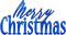 Merry Christmas.Text.Blue - kostenlos png Animiertes GIF