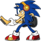 Sonic with Guitar - gratis png animeret GIF