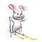 zajíc - Darmowy animowany GIF animowany gif