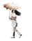 Kaz_Creations Woman Femme With Umbrella - gratis png animerad GIF