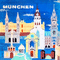soave background animated vintage city art deco - Ingyenes animált GIF animált GIF