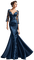 woman blue dress - ilmainen png animoitu GIF