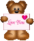 Love you.Peluche.Teddy.gif.Victoriabea - GIF animate gratis GIF animata