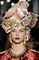 image encre couleur texture femme visage chapeau mariage princesse edited by me - PNG gratuit GIF animé