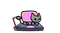 ddr/fnf nyan cat - 免费PNG 动画 GIF