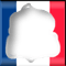 French flag frame (Created with Painshop pro x7) - png ฟรี GIF แบบเคลื่อนไหว