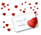 Kaz_Creations Valentine Deco Love Hearts Card Text