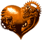 Steampunk.Heart.Brown - kostenlos png Animiertes GIF