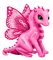 pink dragon by nataliplus - gratis png geanimeerde GIF