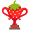 Strawberry trophy emoji kitchen - gratis png animerad GIF