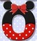 image encre lettre O Minnie Disney edited by me - PNG gratuit GIF animé