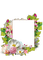 loly33 frame fleur - ingyenes png animált GIF