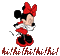 Minnie riant - Ücretsiz animasyonlu GIF animasyonlu GIF