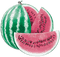 soave deco summer fruit watermelon scrap green - 免费PNG 动画 GIF