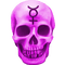 Gothic.Skull.Purple - PNG gratuit GIF animé