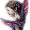 kikkapink pink fairy girl child fantasy - gratis png animeret GIF