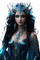 blue fantasy teal woman - PNG gratuit GIF animé