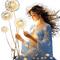 loly33 femme dandelion - gratis png geanimeerde GIF