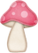 dolceluna mushroom deco - PNG gratuit GIF animé