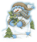 loly33 bonhomme de neige - PNG gratuit GIF animé