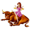 bull by nataliplus - Free PNG Animated GIF