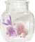 pearls flower jar purple - Gratis geanimeerde GIF geanimeerde GIF