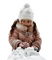 Kaz_Creations Baby Enfant Child Girl  Winter - Free PNG Animated GIF