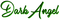 Dark Angel.Text.Green - KittyKatLuv65 - png gratis GIF animado