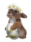 kikkapink spring vintage easter bunny - png gratis GIF animado