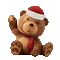Noël.Teddy.bear.Christmas.Victoriabea - GIF animé gratuit GIF animé