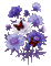 flores azuis - GIF animado grátis Gif Animado