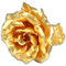 Gold rose - PNG gratuit GIF animé
