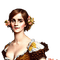 kikkapink woman vintage baroque green brown - δωρεάν png κινούμενο GIF