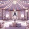 Pastel Circus Tent Room - gratis png animerad GIF