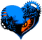 Steampunk.Heart.Orange.Blue - Free PNG Animated GIF