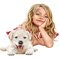 flicka-barn -hund---girl-child-dog - gratis png animerad GIF