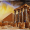 kikkapink ancient egypt background temple - PNG gratuit GIF animé