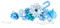 Christmas.Winter.Cluster.White.Blue - PNG gratuit GIF animé