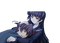 anime girl comforting boy - Безплатен анимиран GIF